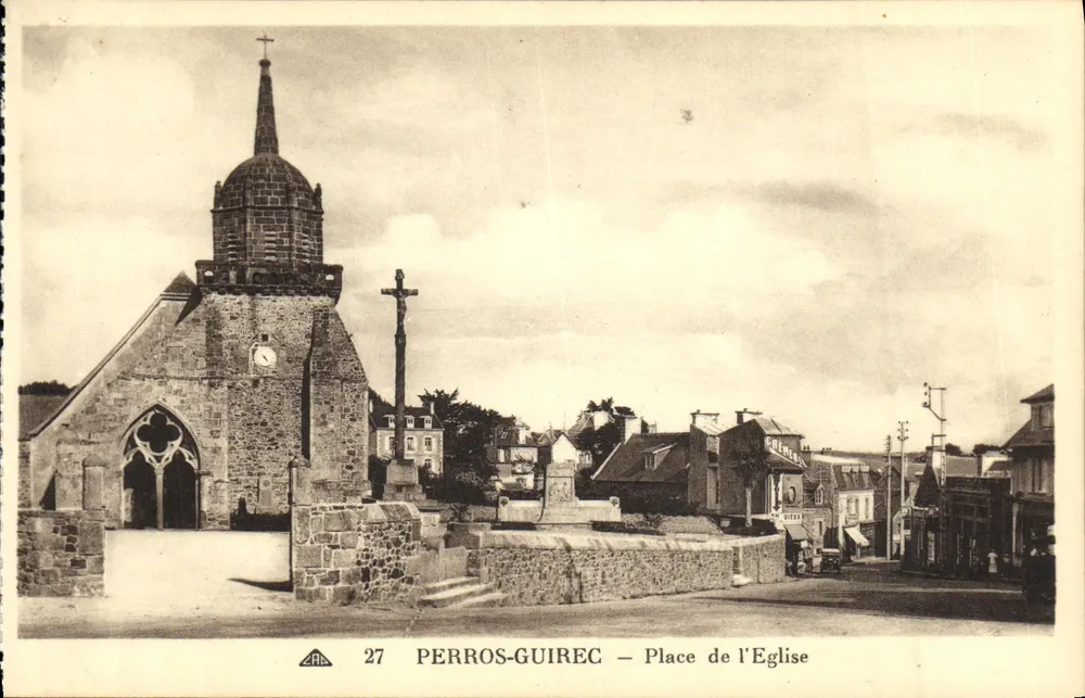 Perros-Guirec — Praça da Igreja — n°27 - Frente