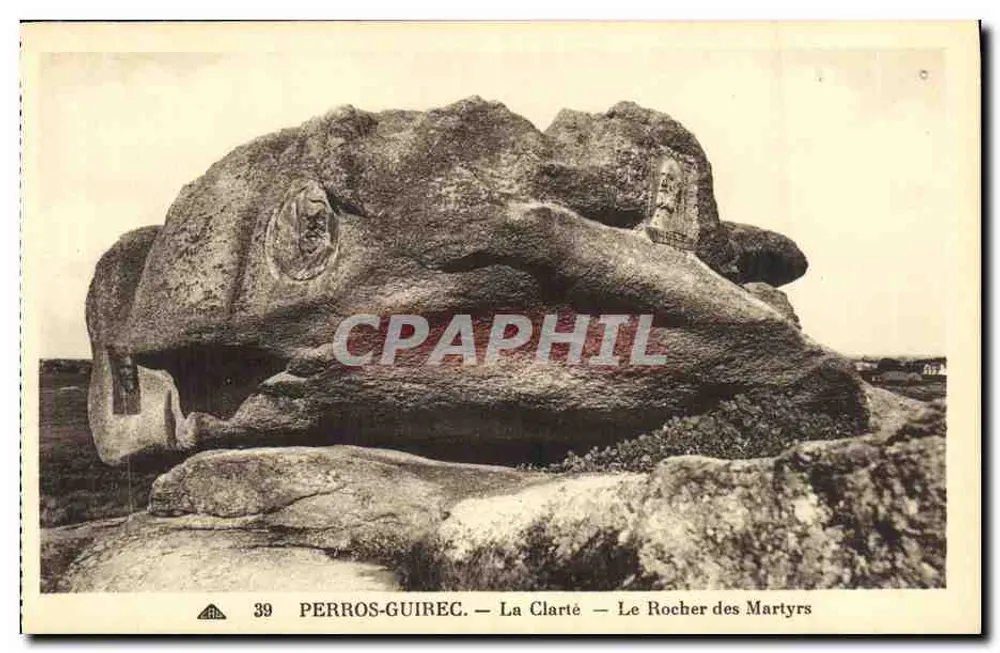 Perros-Guirec — La Clarté — Le Rocher des Martyrs - Vorderseite