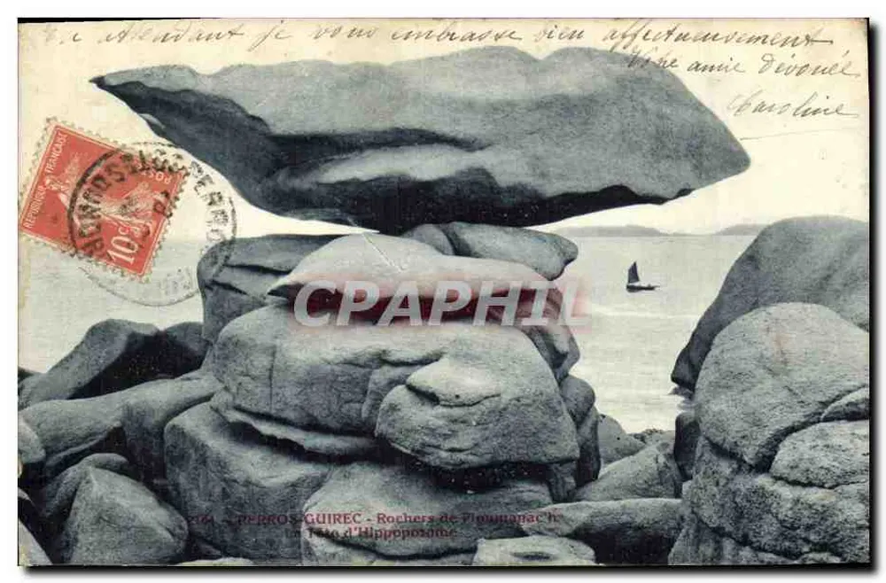 Felsen von Ploumanac'h — Perros-Guirec — Verlag Perros-Guirec, Nr. 1470 - Vorderseite