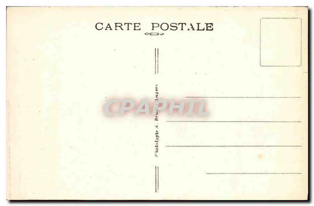 Perros-Guirec-P loumanach (C.-du-N.) — Felsen von Squevel an der Pointe du Diable — A. B. - Rückseite