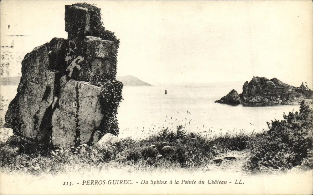 Perros-Guirec - Do Esfinge à Ponta do Castelo - LL. - N° 115 - Frente