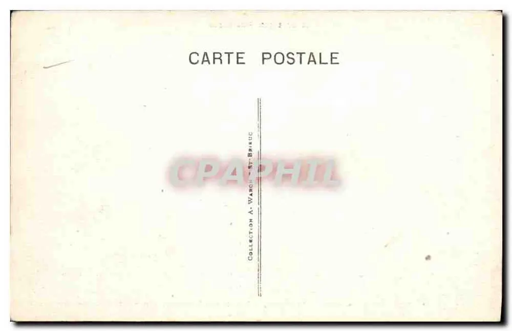 Perros-Guirec - Der Sphinx, der Weg der Zollbeamten und die Pointe du Château — A.W. 7737 - Rückseite