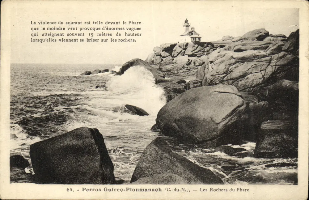 Perros-Guirec-Ploumanach (C.-du-N.) — Les Rochers du Phare - Vorderseite