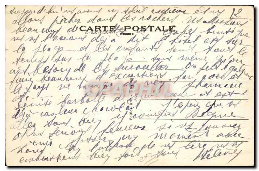 Perros-Guirec-Ploumanach (C.-du-N.) — Les Rochers du Phare - Rückseite