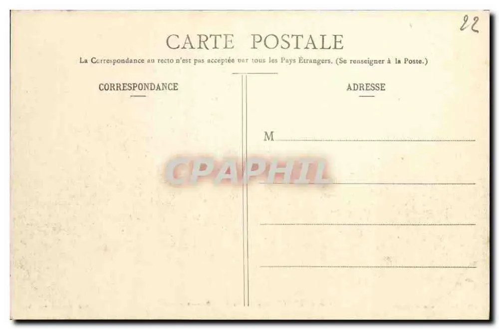 Ilha de Bréhat (Côtes-du-Nord) — vista dos rochedos e das ondas — editor Réunies, n° 136 - Verso