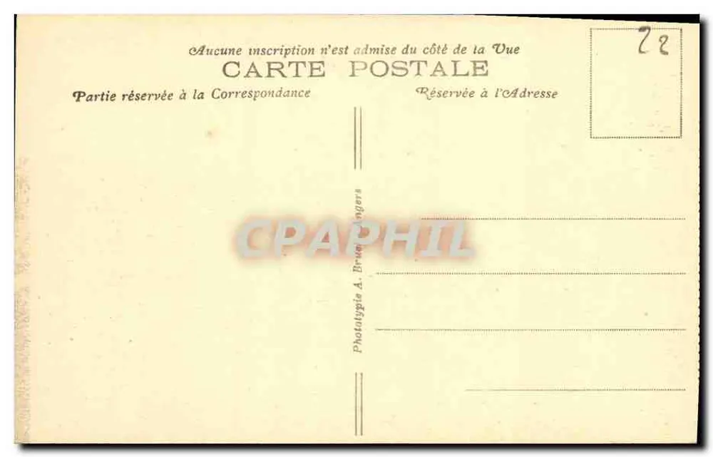 Ilha de Bréhat (C.-du-N.) — Rochas Sainte-Anne — A. B. - Verso