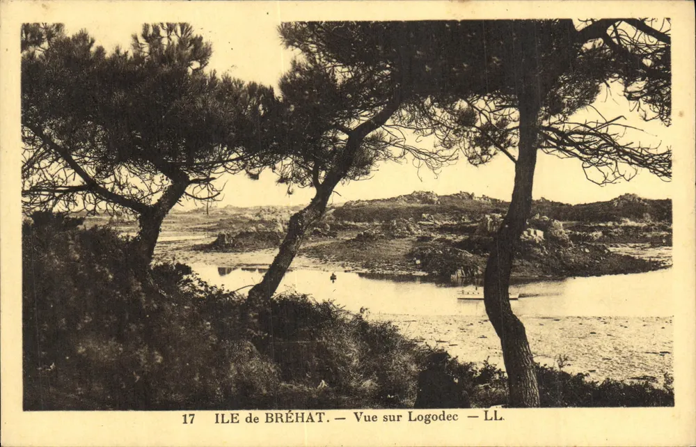 Ilha de Bréhat — Vista sobre Logodec — LL - Frente