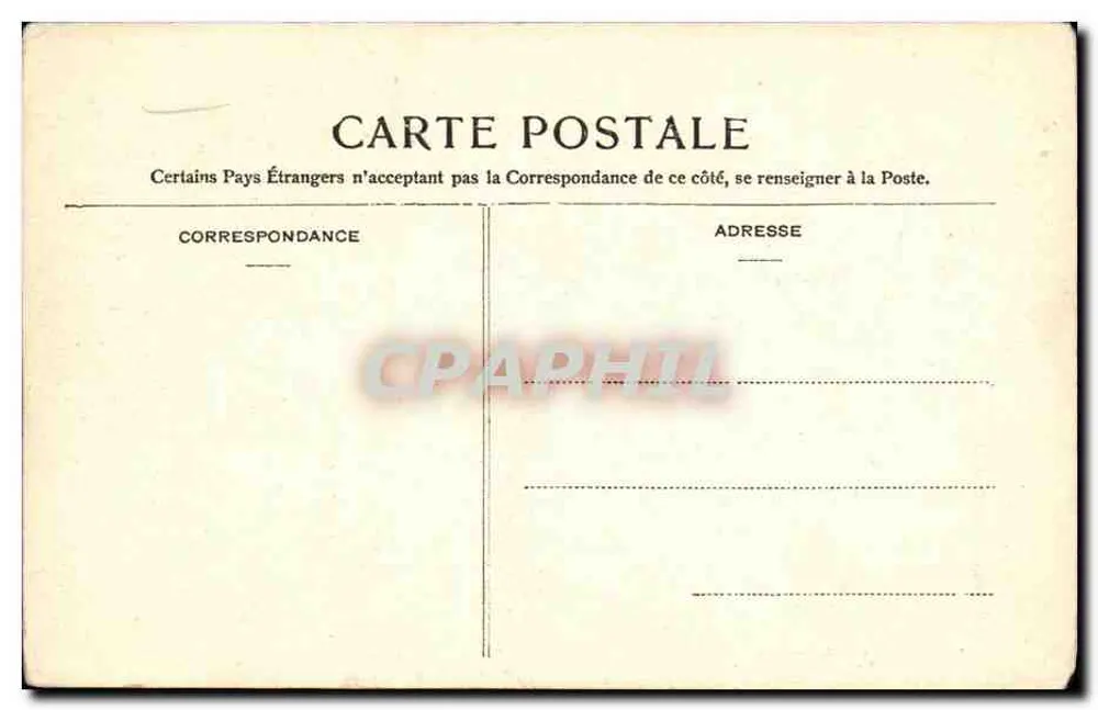 Tréagastel — La Crevasse aus der Ferne betrachtet — Sammlung Morin-Richer, Morlaix - Rückseite