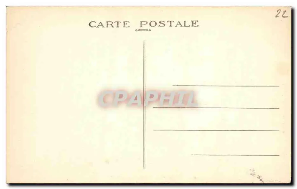 Tré gastel (C.-du-N.) — O Pai Eterno — Edição do Hotel Beau-Sejour, Tré gastel - Verso