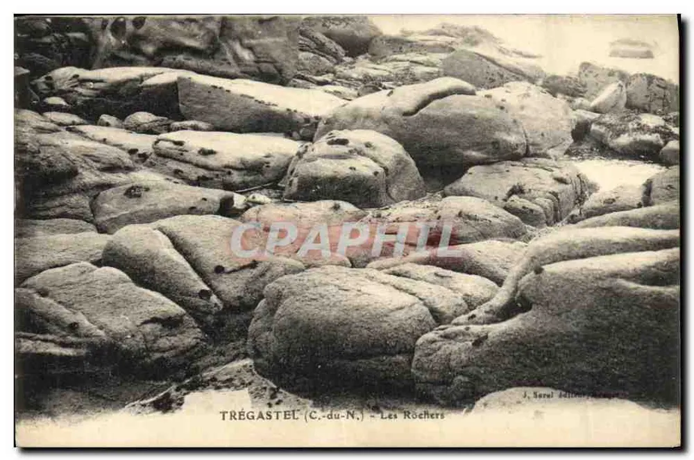 Trégastel (C.-du-N.) — Os Rochos — J. Noré, editor - Frente