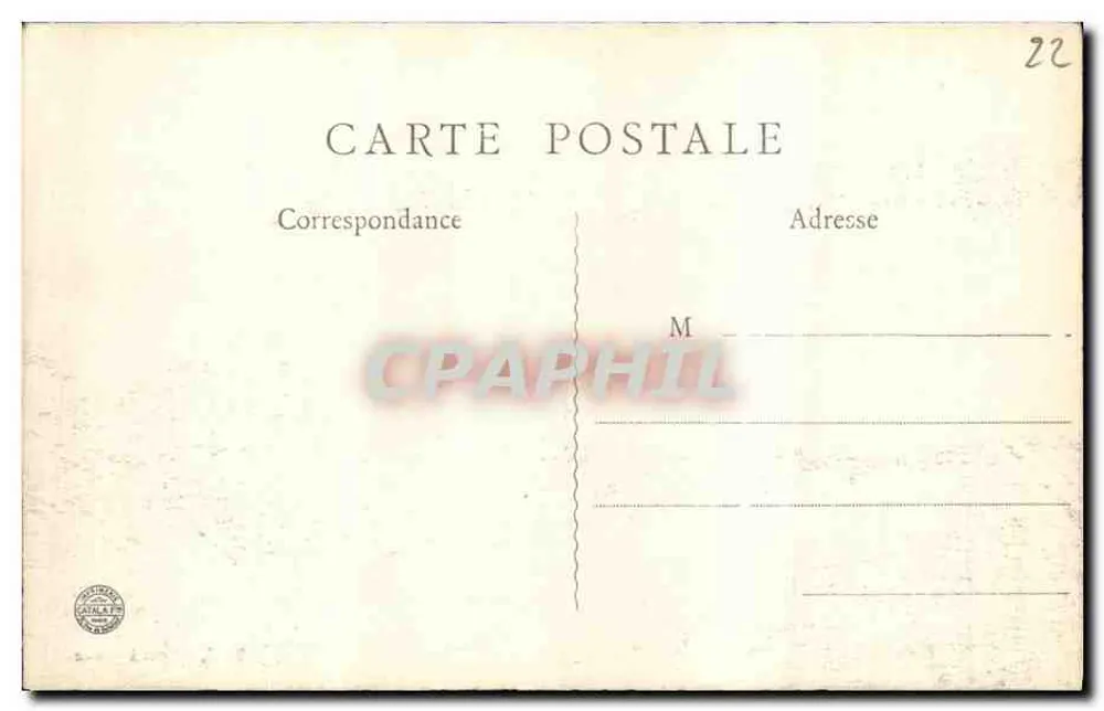 Trégastel (C.-du-N.) — Os Rochos da Rade — J. Smetel, editor em Rennes - Verso