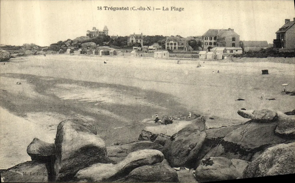 Trégastel (C.-du-N.) — A Praia — M. Le Roy - Frente