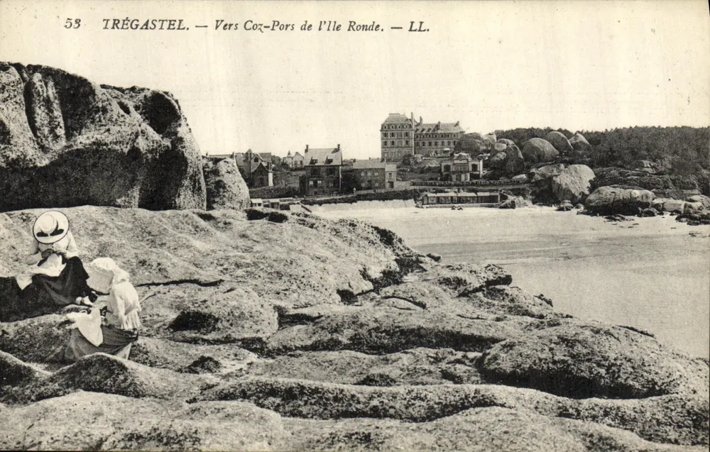 Trégestel — Richtung Coz-Pors der Île Ronde — LL. - Vorderseite