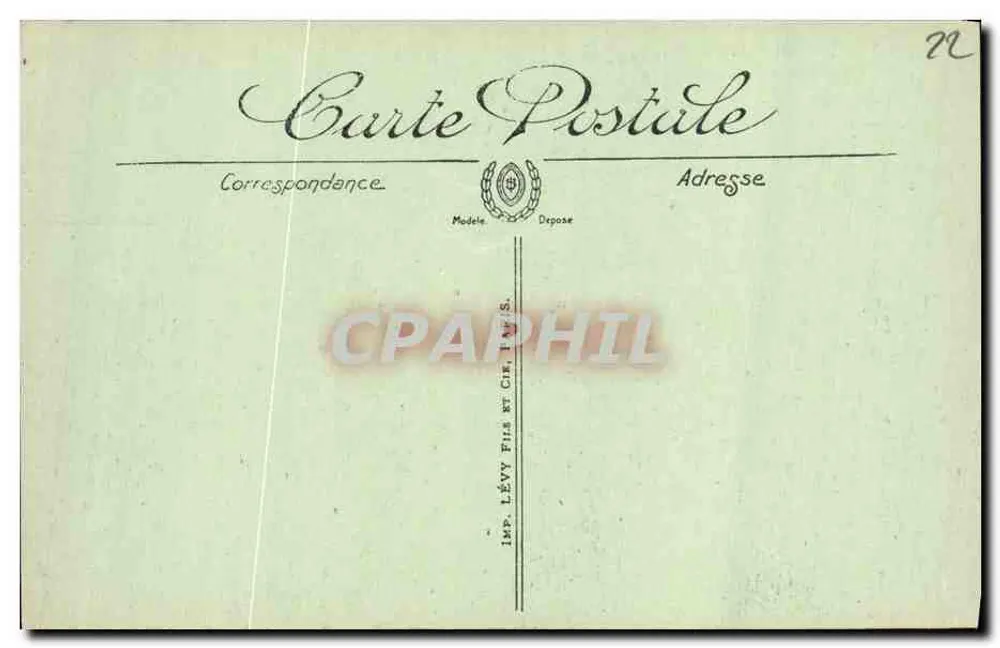Trégestel — Richtung Coz-Pors der Île Ronde — LL. - Rückseite