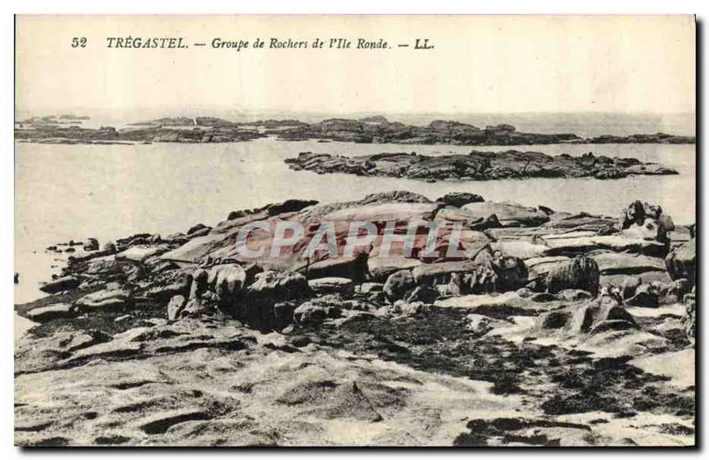 Tré gastel — Gruppe der Felsen von Pile Ronde — LL. - Vorderseite