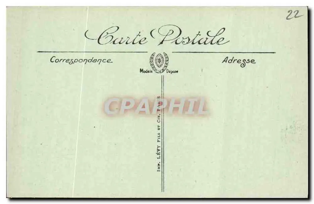 Tré gastel — Gruppe der Felsen von Pile Ronde — LL. - Rückseite