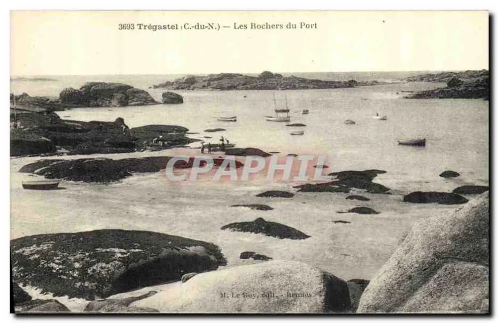 Trégastel (C.-du-N.) — Os Rochos do Porto — M. Le Boy, Suli, Hennebont - Frente