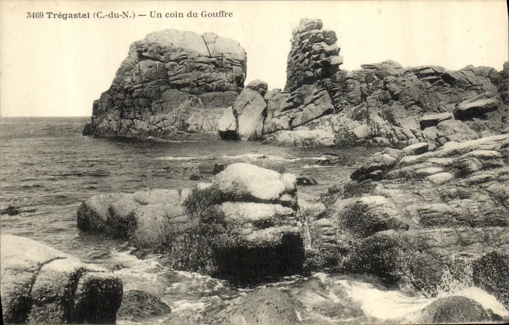 Trégastel (C.-du-N.) — Um canto do Gouffre — n° 3469 - Frente