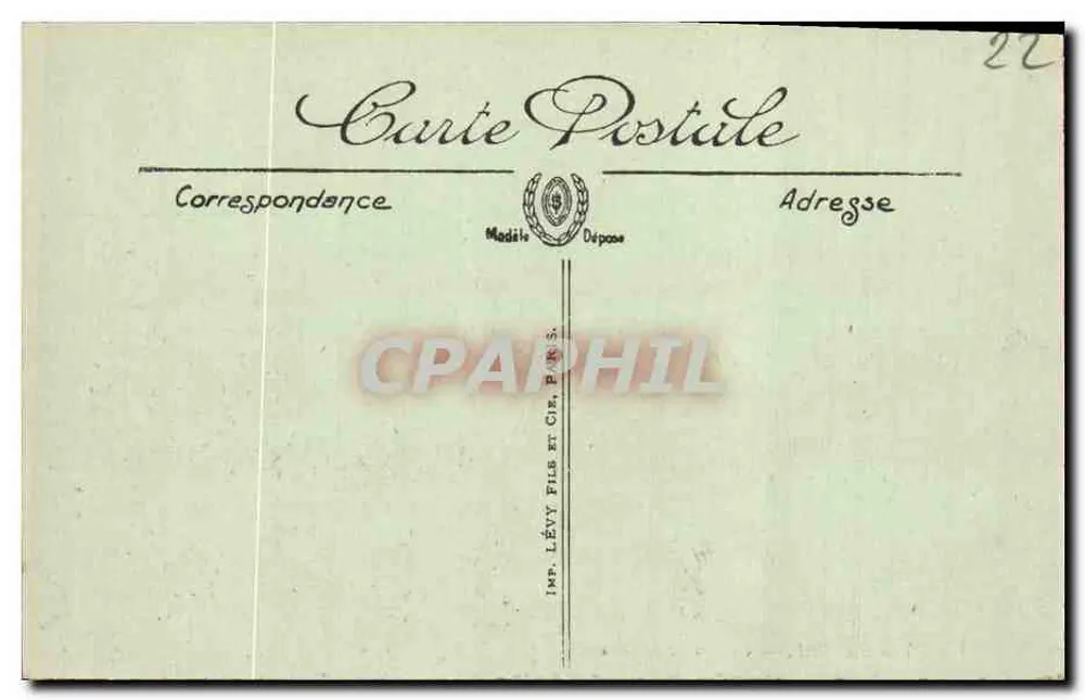 Trégastel — O Tirabouchon — LL. n°47 - Verso