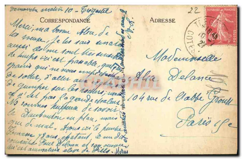 Trégastel - A Cubo - LL - Verso