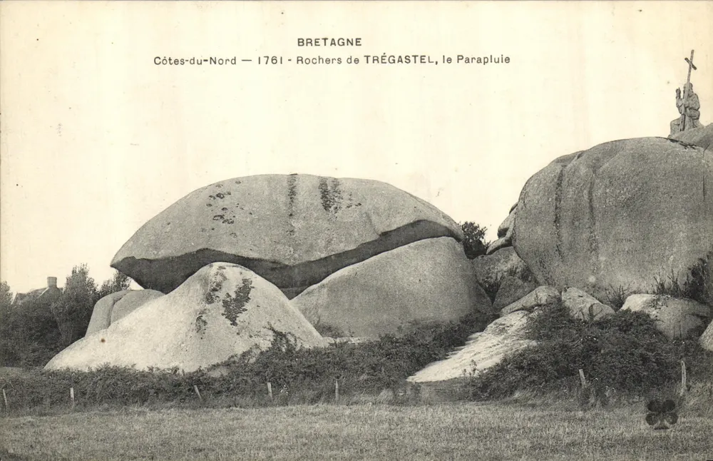 Rochers de Trégastel, o Guarda-Chuva — Bretagne — Côte-d'Armor — 1761 - Frente