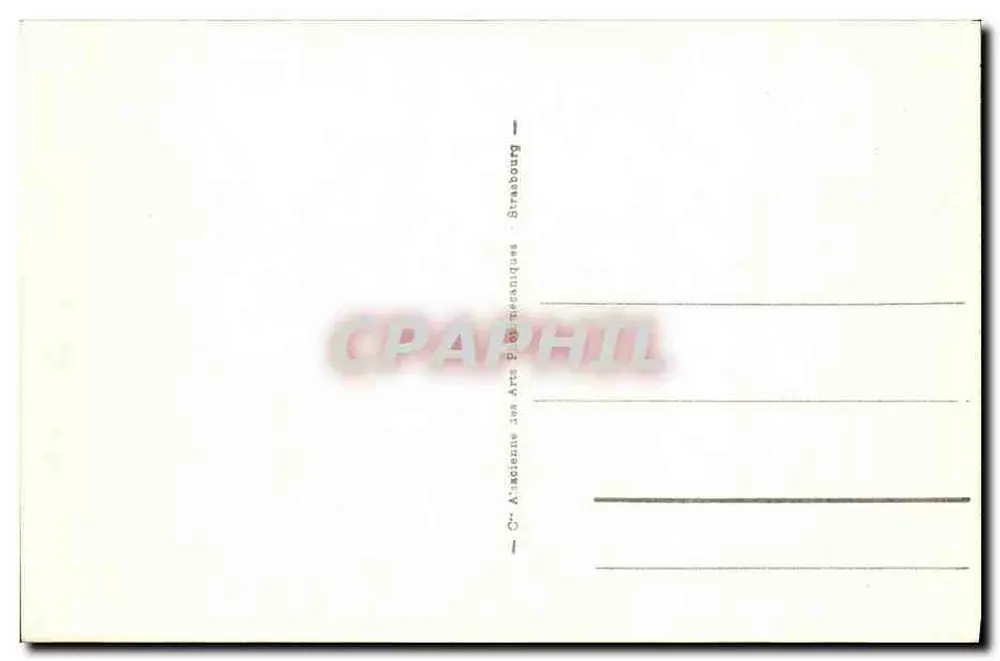 Tré Gastel - O Pai Eterno e vista geral — n° 108 — editor A. Académie des Arts Plastiques - Verso