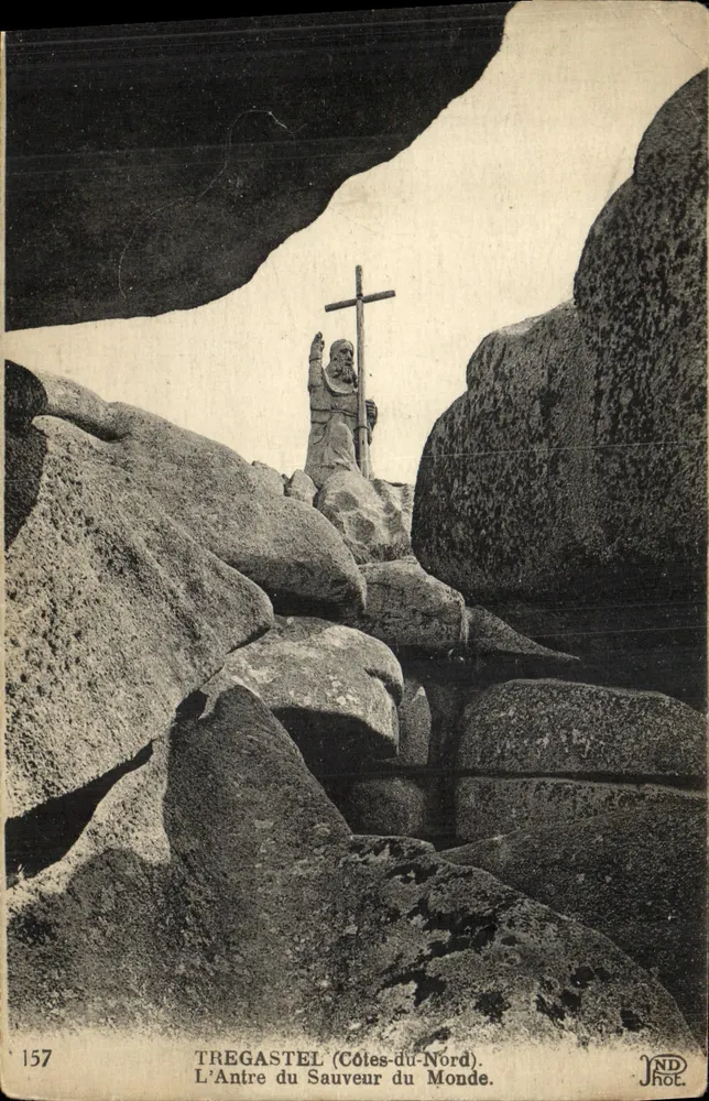 Tregastel (Côtes-du-Nord) — Die Höhle des Weltretters — JND Phot. - Vorderseite