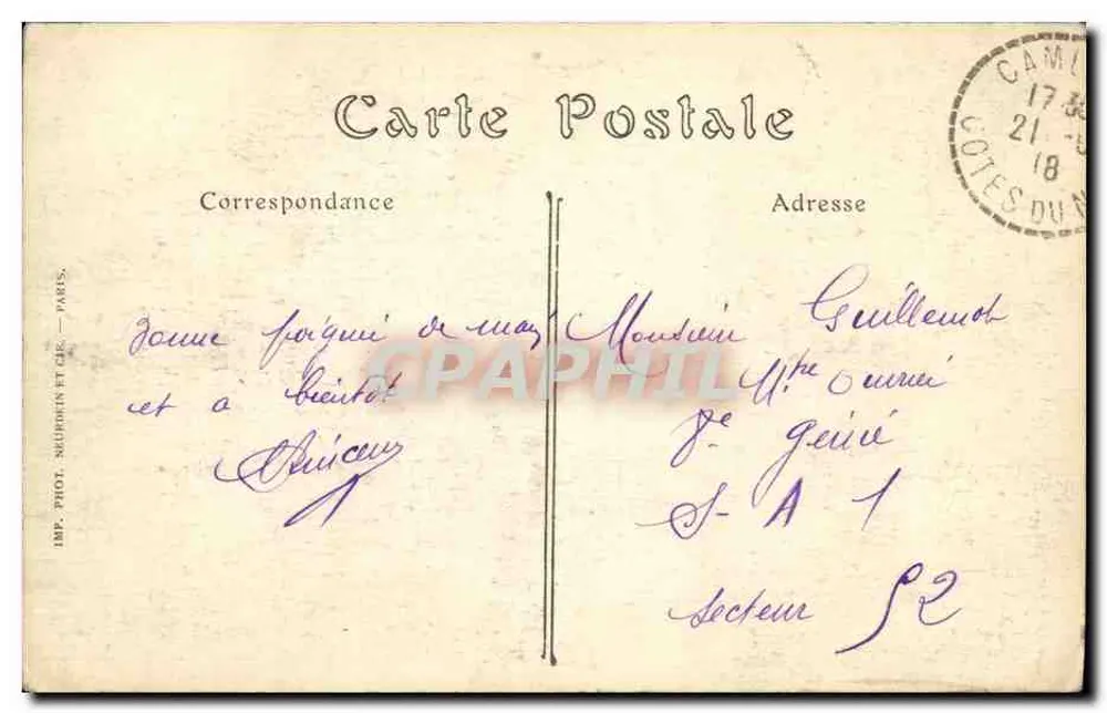 TREGASTEL (Côtes-du-Nord) — Le Chien — ND. Phot. - Verso