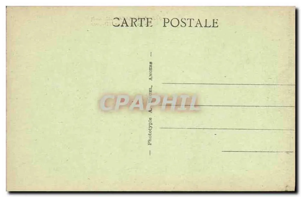 Trégastel (C.-du-N.) — O Dé visto do Bois d'Amour — Fototipia A. Burel, Anders - Verso
