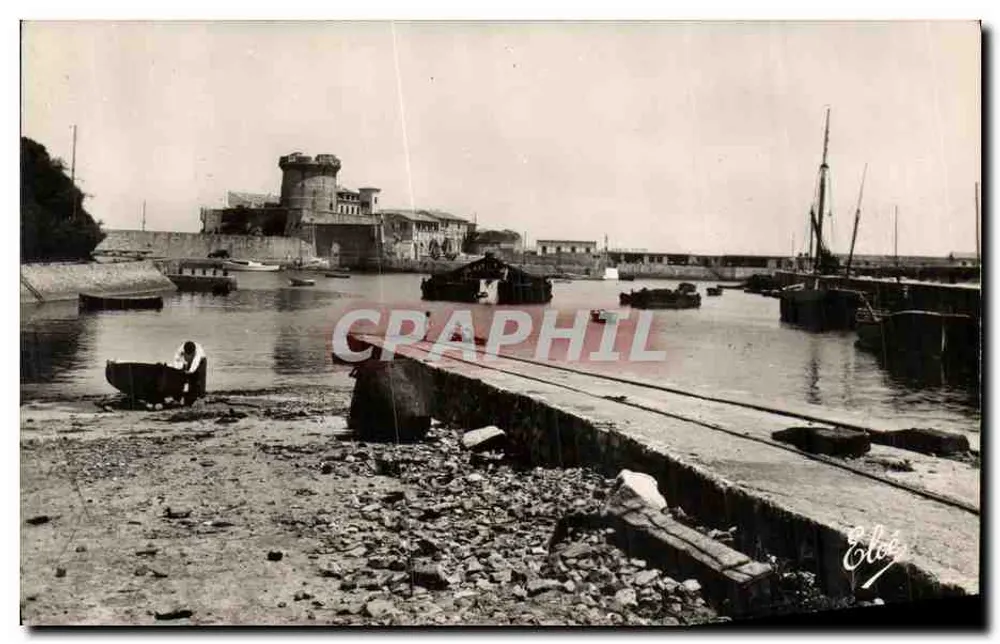 Der Hafen am Fort SOCOA — St-Jean-de-Luz — Verlag L. Chatagnéau, Bordeaux - Vorderseite