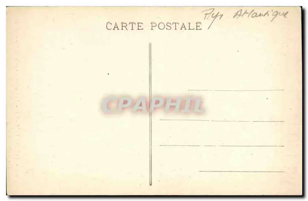 Bayonne (B.P.) — De Kathedraal en het Klooster — Fototypie Marcel Dalbouy, Bordeaux - Achterkant
