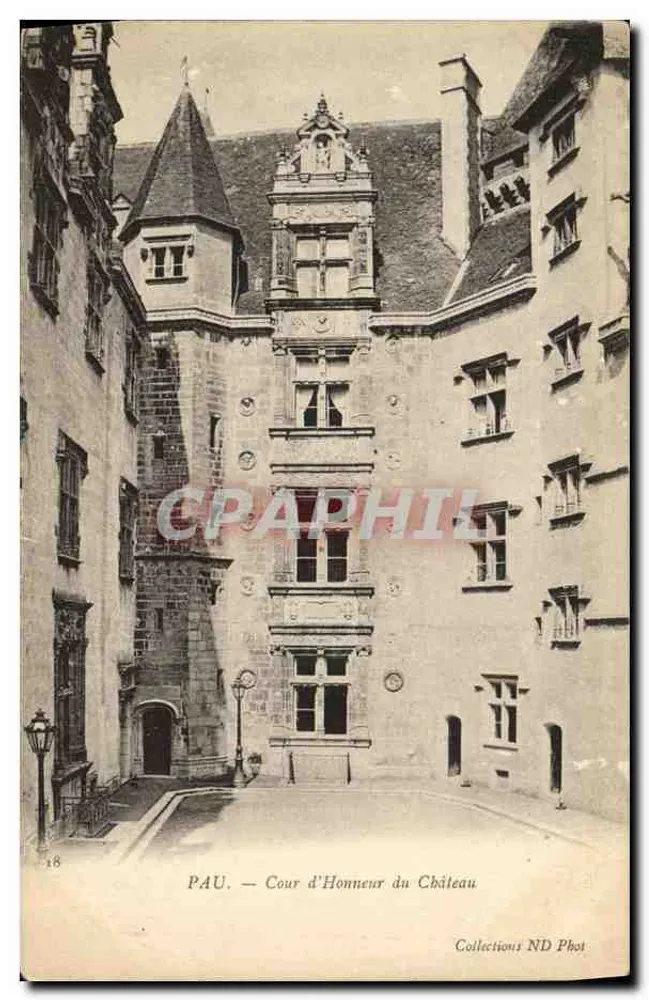 PAU — Cour d'Honneur van het Kasteel — Collections ND Phot - Voorkant