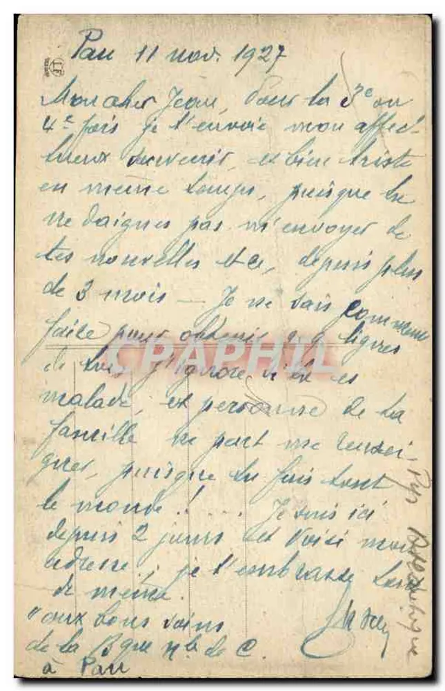 Pau - Vista geral sobre o Gave — Les Basses-Pyrénées - Verso