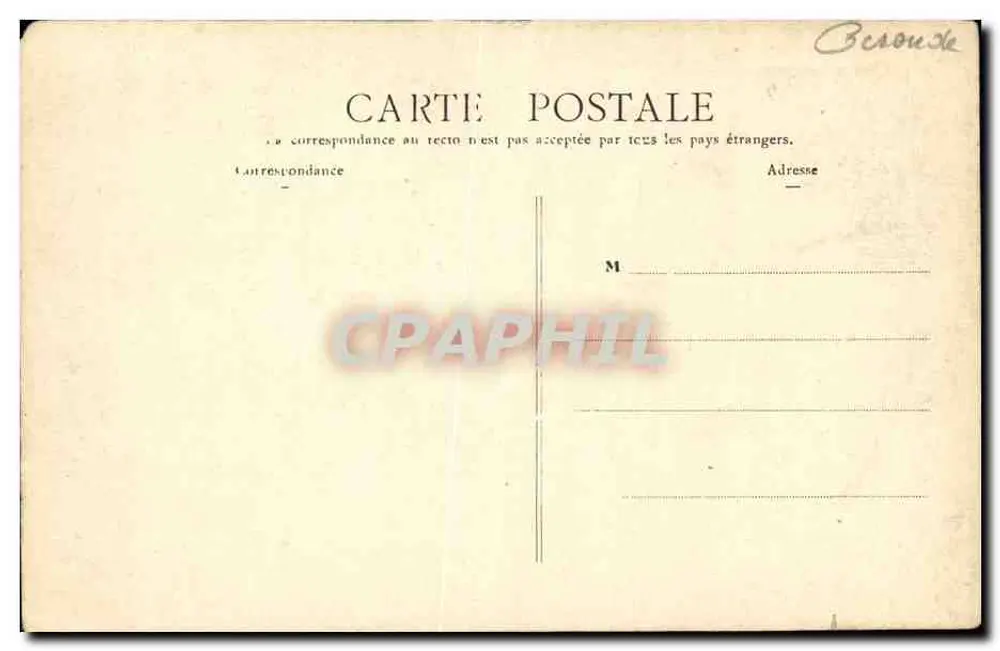 Saint-Émilion, nahe Libourne — Innenansicht der Kollegiatkirche — Verlag J. G. Labour - Rückseite