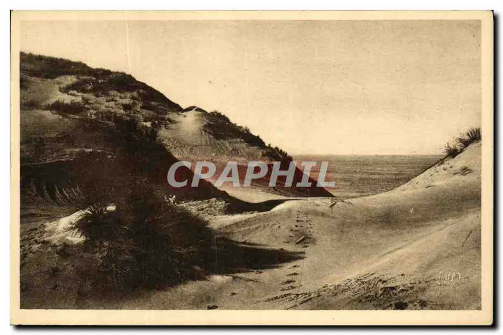 Die großen Dünen von Sabloney — Küste von Silber (Gironde) — Kunstausgabe Nr. 14 - Vorderseite