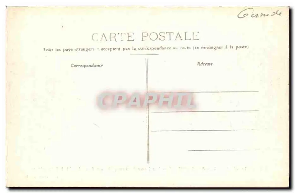 Côte d'Argent – ARCACHON – Ein stürmischer Tag vor dem Hotel Richelieu — L. Neven, phot. - Rückseite