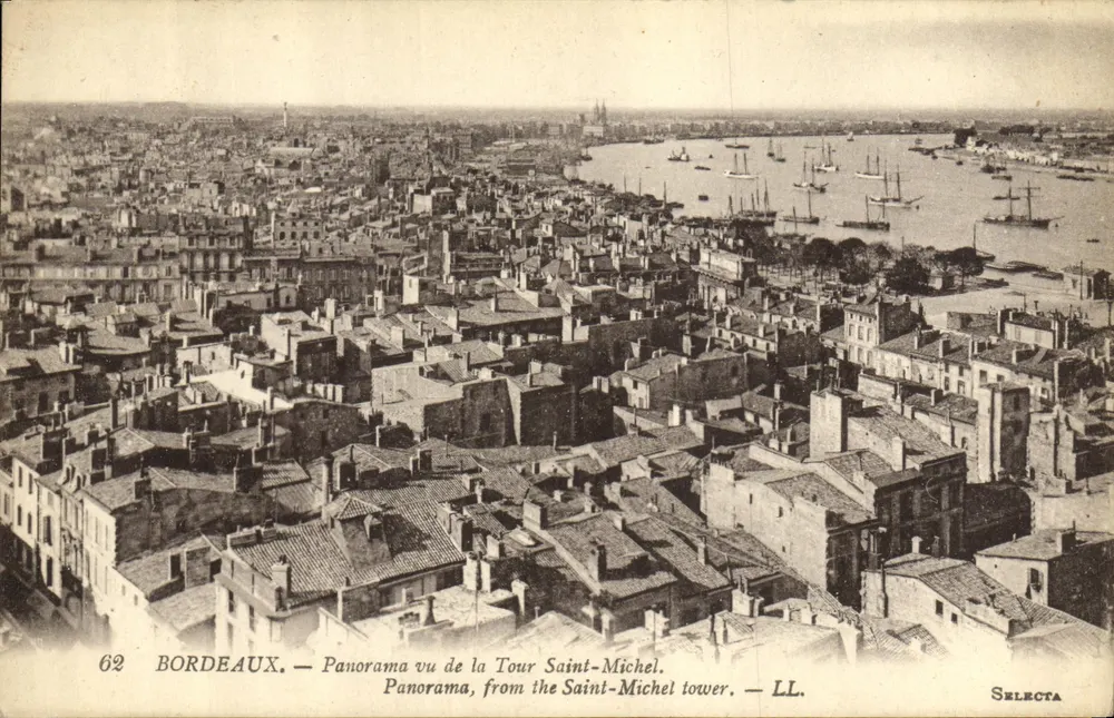 Bordeaux — Panorama von der Tour Saint-Michel — Selecta - Vorderseite