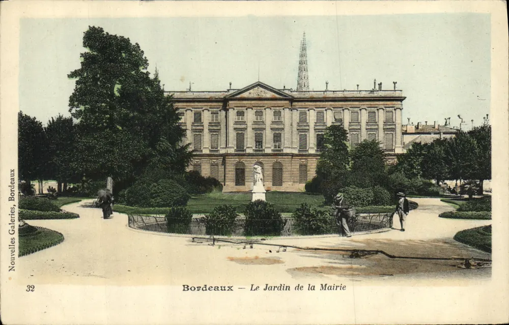 Bordeaux — Der Garten der Stadtverwaltung — Nouvelles Galeries, Bordeaux, n°32 - Vorderseite