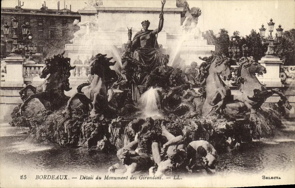 Bordeaux — Detail des Girondins-Monuments — LL. - Vorderseite