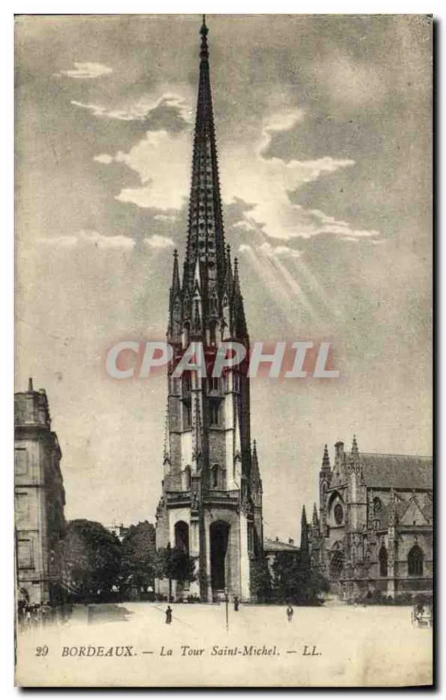 Bordeaux — A Torre São Michel — LL. n°29 - Frente