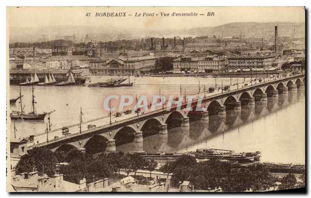 Bordeaux — O Pont — Vista geral — BR - Frente