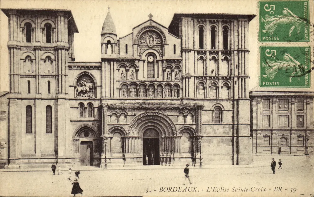Bordeaux - A Igreja Santa Cruz - BR - 39 - Frente