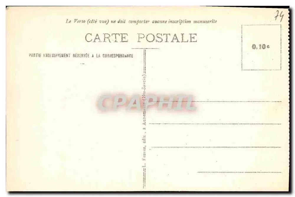 Chamonix-Mont-Blanc (Haute-Savoie) — Die Mer de Glace und die Grandes Aiguilles — G.R. n° 496 - Rückseite