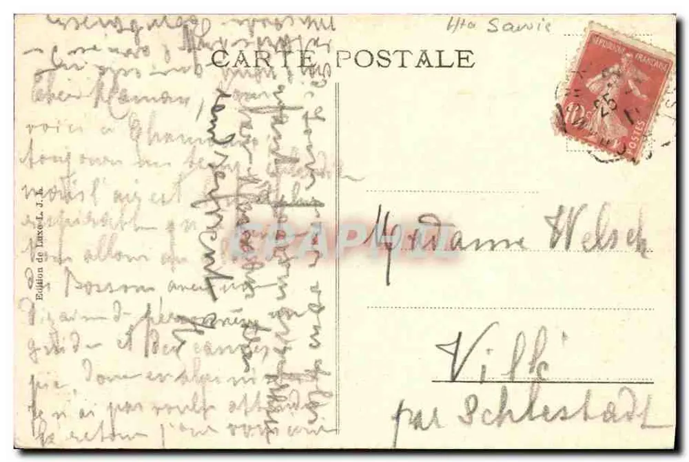Chamonix - O Jardim de Talefre (alt. 2787m) — L. J. L. 42 - Verso
