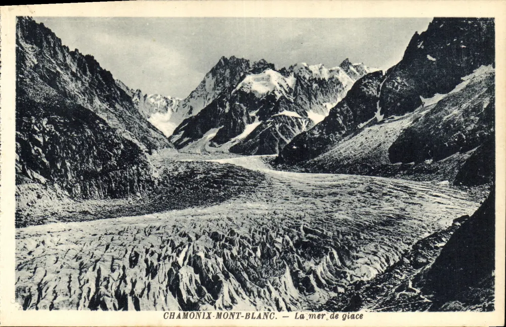 चामोनिक्स-मॉंट-ब्लैंक — बर्फ की समुद्र — जी. टेयर्राज - आगे