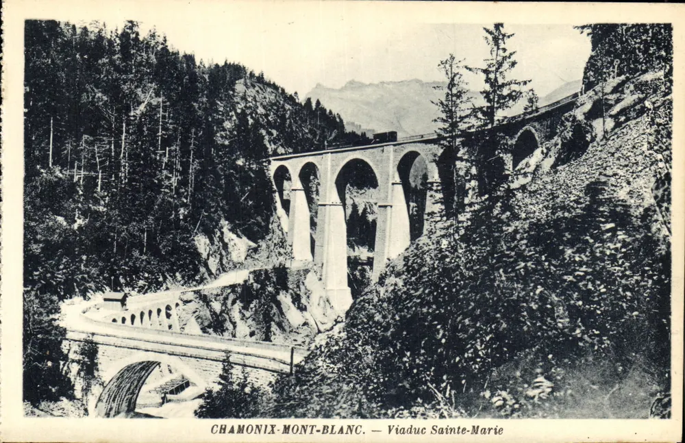 Chamonix-Mont-Blanc — Viadotto Sainte-Marie - Recto