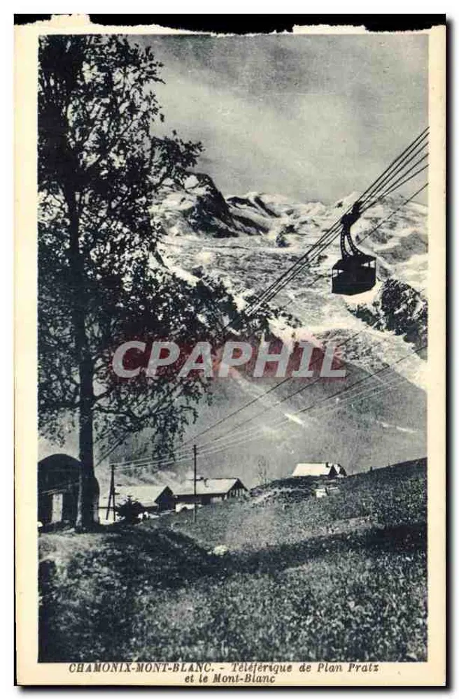 Chamonix-Mont-Blanc — Téléphérique de Plan Pratz et le Mont-Blanc — Éditeur Tairrares - Vorderseite