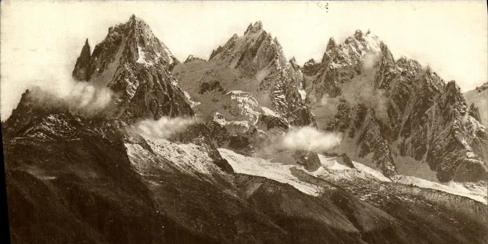 Mont Blanc — Aiguilles du Diable — Verlag: Lévy et Acudorin Réunis, Paris - Vorderseite