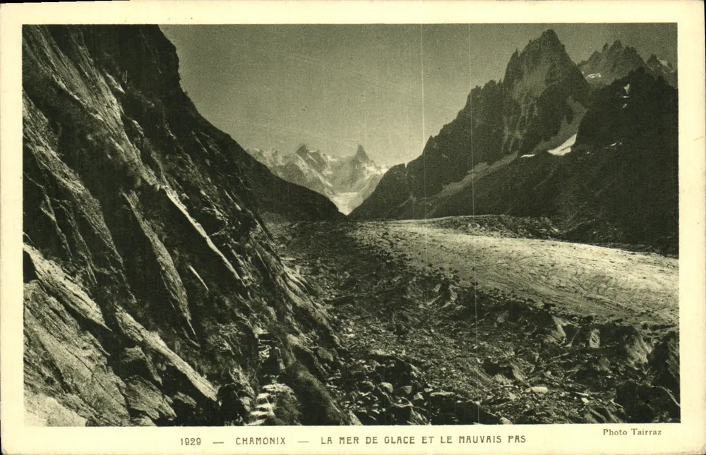 Chamonix — A Mer de Glace e o Mauvais Pas — Foto Tairraz - Frente