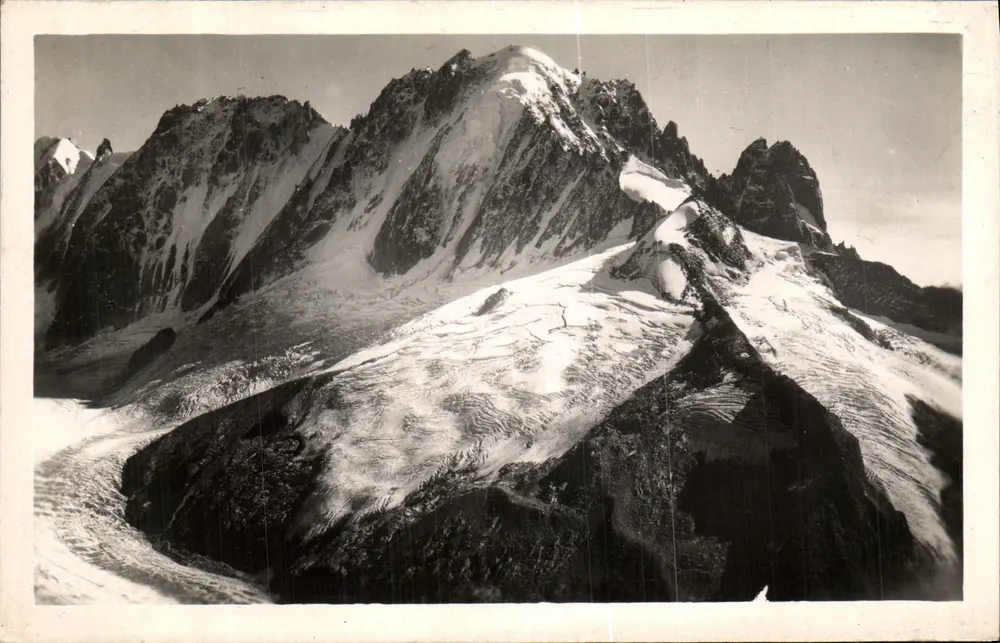 Massif do Mont-Blanco — Vista das Cotes d'Argentière — Fotografias aéreas J. Ellard - Frente